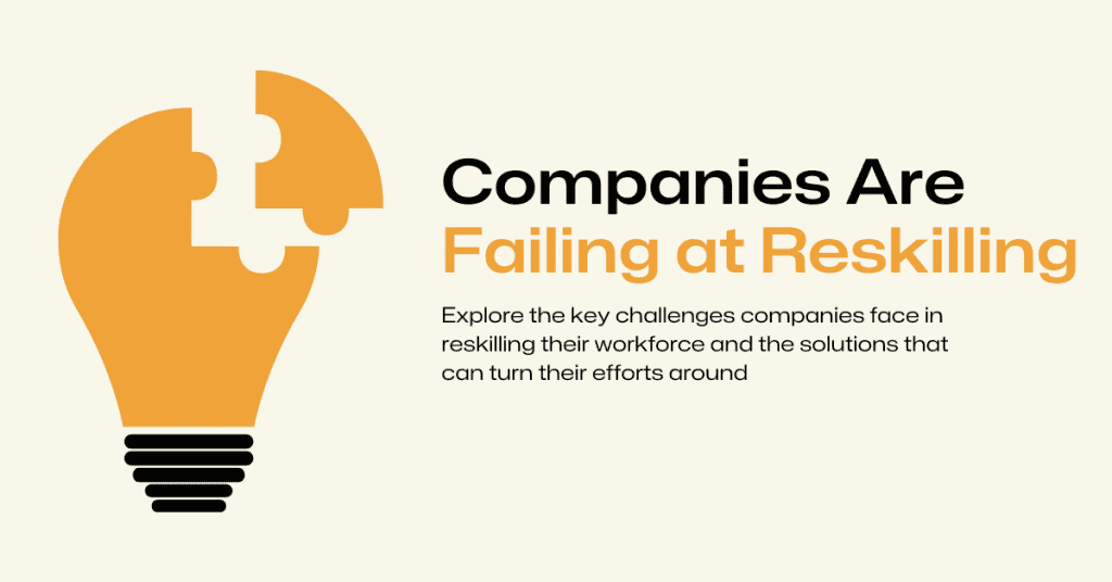Why Companies Are Failing at Reskilling Illustrations